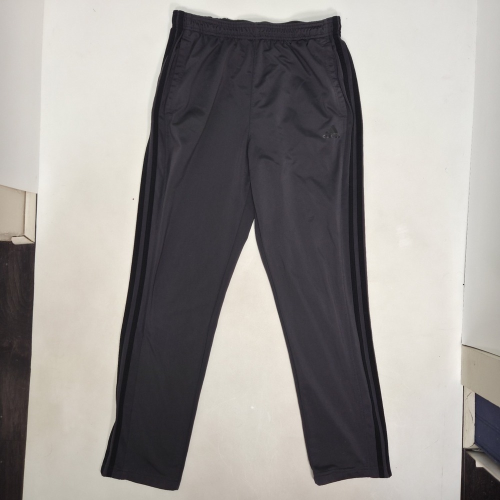 Adidas Primegreen Track Pants Athleisure Performance Mens Large Gray Ankle Zip